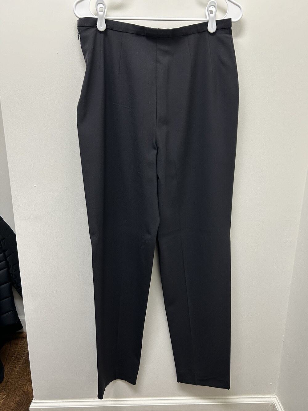 Giorgio Armani Collezioni Women’s Size 12 Black Dress Pants Trousers Side Zipper